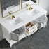Dowell 72" Freestanding Bathroom Vanity with Double Basin - Four Soft-Close Doors, One Soft-Close Drawer, One Shelf - 036 72 Series