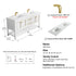 Dowell 72" Freestanding Bathroom Vanity with Double Basin - Four Soft-Close Doors, One Soft-Close Drawer, One Shelf - 036 72 Series