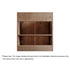 Dowell 037 Series 24" Bathroom Vanity with Single Basin Soft-Close Doors Two Shelves