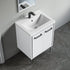 Dowell 037 Series 24" Bathroom Vanity with Single Basin Soft-Close Doors Two Shelves