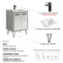 Dowell 037 Series 24" Bathroom Vanity with Single Basin Soft-Close Doors Two Shelves