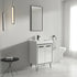 Dowell 037 Series 24" Bathroom Vanity with Single Basin Soft-Close Doors Two Shelves