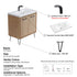 Dowell 037 Series 30" Bathroom Vanity with Single Basin Soft-Close Doors Two Shelves