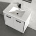 Dowell 037 Series 30" Bathroom Vanity with Single Basin Soft-Close Doors Two Shelves