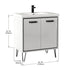 Dowell 037 Series 30" Bathroom Vanity with Single Basin Soft-Close Doors Two Shelves