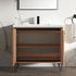 Dowell 037 Series 36" Bathroom Vanity with Single Basin Soft-Close Doors Two Shelves