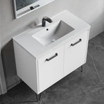 Dowell 037 Series 36" Bathroom Vanity with Single Basin Soft-Close Doors Two Shelves