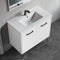 Dowell 037 Series 36" Bathroom Vanity with Single Basin Soft-Close Doors Two Shelves