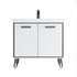Dowell 037 Series 36" Bathroom Vanity with Single Basin Soft-Close Doors Two Shelves
