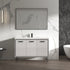 Dowell 037 Series 48" Bathroom Vanity with Single Basin Soft-Close Doors Four Shelves