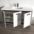 Dowell 037 Series 48" Bathroom Vanity with Single Basin Soft-Close Doors Four Shelves