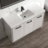 Dowell 037 Series 48" Bathroom Vanity with Single Basin Soft-Close Doors Four Shelves