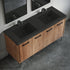 Dowell 037 Series 60" Bathroom Vanity with Single Basin Soft-Close Doors Four Shelves