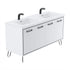 Dowell 037 Series 60" Bathroom Vanity with Single Basin Soft-Close Doors Four Shelves