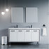 Dowell 037 Series 60" Bathroom Vanity with Single Basin Soft-Close Doors Four Shelves