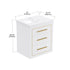 Dowell 24" Wall-Mounted/Floating Bathroom Vanity with Single Basin - Two Soft-Close Drawers - 041 24  Series