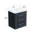 Dowell 24" Wall-Mounted/Floating Bathroom Vanity with Single Basin - Two Soft-Close Drawers - 041 24  Series
