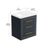 Dowell 24" Wall-Mounted/Floating Bathroom Vanity with Single Basin - Two Soft-Close Drawers - 041 24  Series