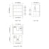 Dowell 24" Wall-Mounted/Floating Bathroom Vanity with Single Basin - Two Soft-Close Drawers - 041 24  Series