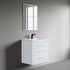 Dowell 30" Wall-Mounted/Floating Bathroom Vanity with Single Basin - Two Soft-Close Drawers - 041 30  Series
