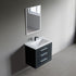 Dowell 30" Wall-Mounted/Floating Bathroom Vanity with Single Basin - Two Soft-Close Drawers - 041 30  Series