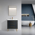 Dowell 30" Wall-Mounted/Floating Bathroom Vanity with Single Basin - Two Soft-Close Drawers - 041 30  Series