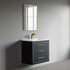Dowell 30" Wall-Mounted/Floating Bathroom Vanity with Single Basin - Two Soft-Close Drawers - 041 30  Series