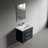 Dowell 30" Wall-Mounted/Floating Bathroom Vanity with Single Basin - Two Soft-Close Drawers - 041 30  Series