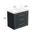 Dowell 30" Wall-Mounted/Floating Bathroom Vanity with Single Basin - Two Soft-Close Drawers - 041 30  Series