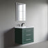 Dowell 30" Wall-Mounted/Floating Bathroom Vanity with Single Basin - Two Soft-Close Drawers - 041 30  Series