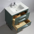 Dowell 30" Wall-Mounted/Floating Bathroom Vanity with Single Basin - Two Soft-Close Drawers - 041 30  Series