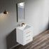 Dowell 24" Wall-Mounted/Floating Bathroom Vanity with Single Basin - Two Soft-Close Drawers - 041 24  Series