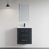 Dowell 24" Wall-Mounted/Floating Bathroom Vanity with Single Basin - Two Soft-Close Drawers - 041 24  Series