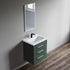 Dowell 24" Wall-Mounted/Floating Bathroom Vanity with Single Basin - Two Soft-Close Drawers - 041 24  Series