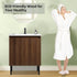 Dowell 24 Inch Bathroom Vanity with Sink Combo,Freestanding Bathroom Sink Cabinet with Ceramic Basin 2 Soft Closing Doors Wood Sink Vanity,Adjustable Shelves - 042 24 Series