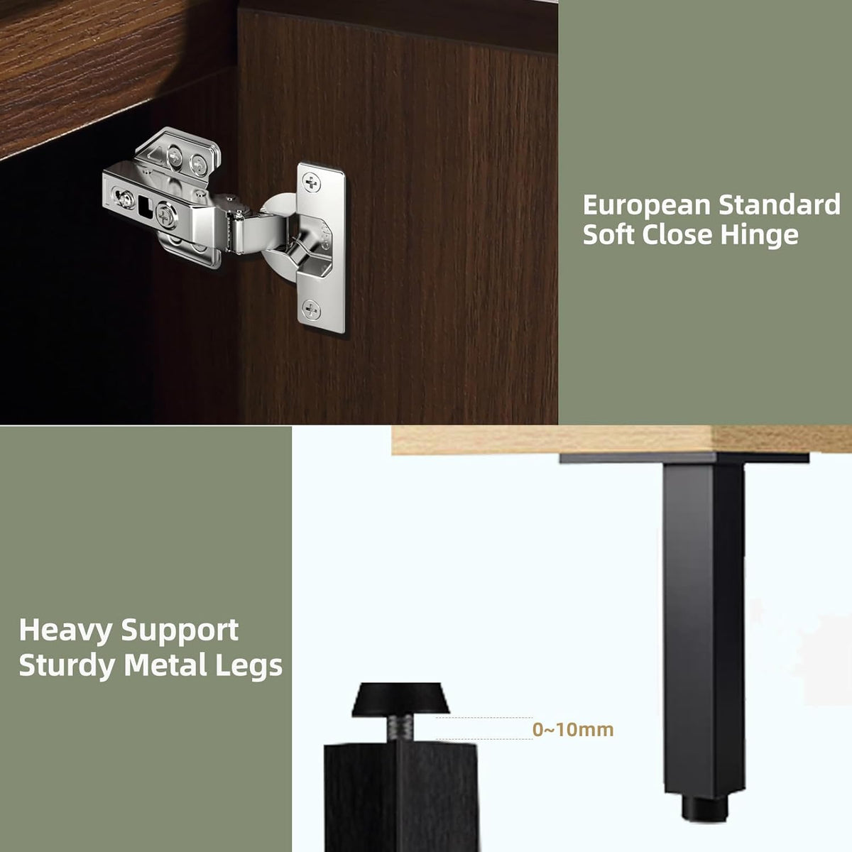 Dowell 30 Inch Bathroom Vanity with Sink Combo,Freestanding Bathroom Sink Cabinet with Ceramic Basin 2 Soft Closing Doors Wood Sink Vanity,Adjustable Shelves - 042 30 Series