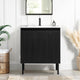 Dowell 36 Inch Bathroom Vanity with Sink Combo,Freestanding Bathroom Sink Cabinet with Ceramic Basin 2 Soft Closing Doors Wood Sink Vanity,Adjustable Shelves - 042 36 Series