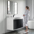 Dowell 48" Wall-Mounted or Freestanding Bathroom Vanity Set-White Assembled Vanity Base with 3 Soft-Close Doors & White Resin Single Basin Sink - 057 48 Series