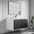 Dowell 60" Wall-Mounted or Freestanding Bathroom Vanity Set ¡°(White Assembled Vanity Base with 4 Soft-Close Doors & White Resin Single Basin Sink - 057 60 Series