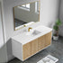 Dowell 60" Wall-Mounted or Freestanding Bathroom Vanity Set ¡°(White Assembled Vanity Base with 4 Soft-Close Doors & White Resin Single Basin Sink - 057 60 Series