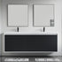 Dowell 72" Wall-Mounted or Freestanding Bathroom Vanity Set ¡°(White Assembled Vanity Base with 5 Soft-Close & White Resin Double Basin Sink- 057 72 Series