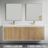 Dowell 72" Wall-Mounted or Freestanding Bathroom Vanity Set ¡°(White Assembled Vanity Base with 5 Soft-Close & White Resin Double Basin Sink- 057 72 Series