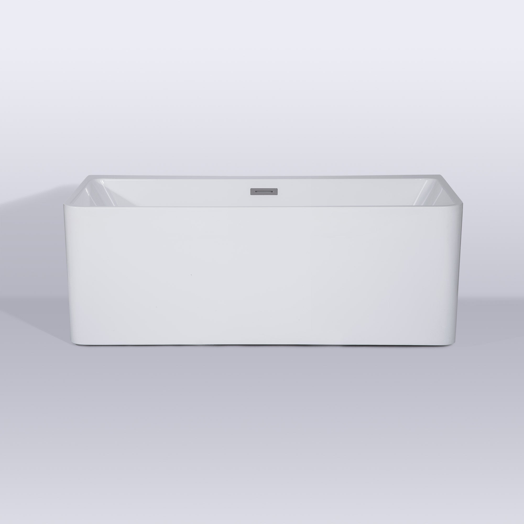 Dowell 59" Freestanding Acrylic Rectangle Bathtub - 55 Gallon Capacity - 073 5928 Series