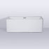 Dowell 59" Freestanding Acrylic Rectangle Bathtub - 55 Gallon Capacity - 073 5928 Series