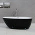 Dowell 63" Freestanding Acrylic Teardrop Bathtub - 60 Gallon Capacity - 074 Series