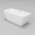 Dowell 58-3/4" Freestanding Stone Resin Rectangle Bathtub - 60 Gallon Capacity - 076 Series