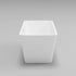 Dowell 58-3/4" Freestanding Stone Resin Rectangle Bathtub - 60 Gallon Capacity - 076 Series
