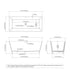 Dowell 58-3/4" Freestanding Stone Resin Rectangle Bathtub - 60 Gallon Capacity - 076 Series