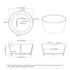 Dowell 47-1/4" Freestanding White Stone Resin Round Bathtub - 77 Gallon Capacity - 078 48 01 Series