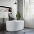 Dowell 59" Freestanding Fluted Acrylic Oval Bathtub - 60 Gallon Capacity - 081 5930 Series
